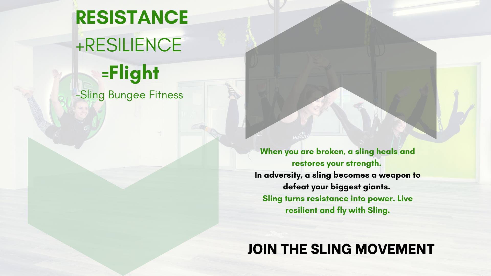 Accredited online bungee fitness training.